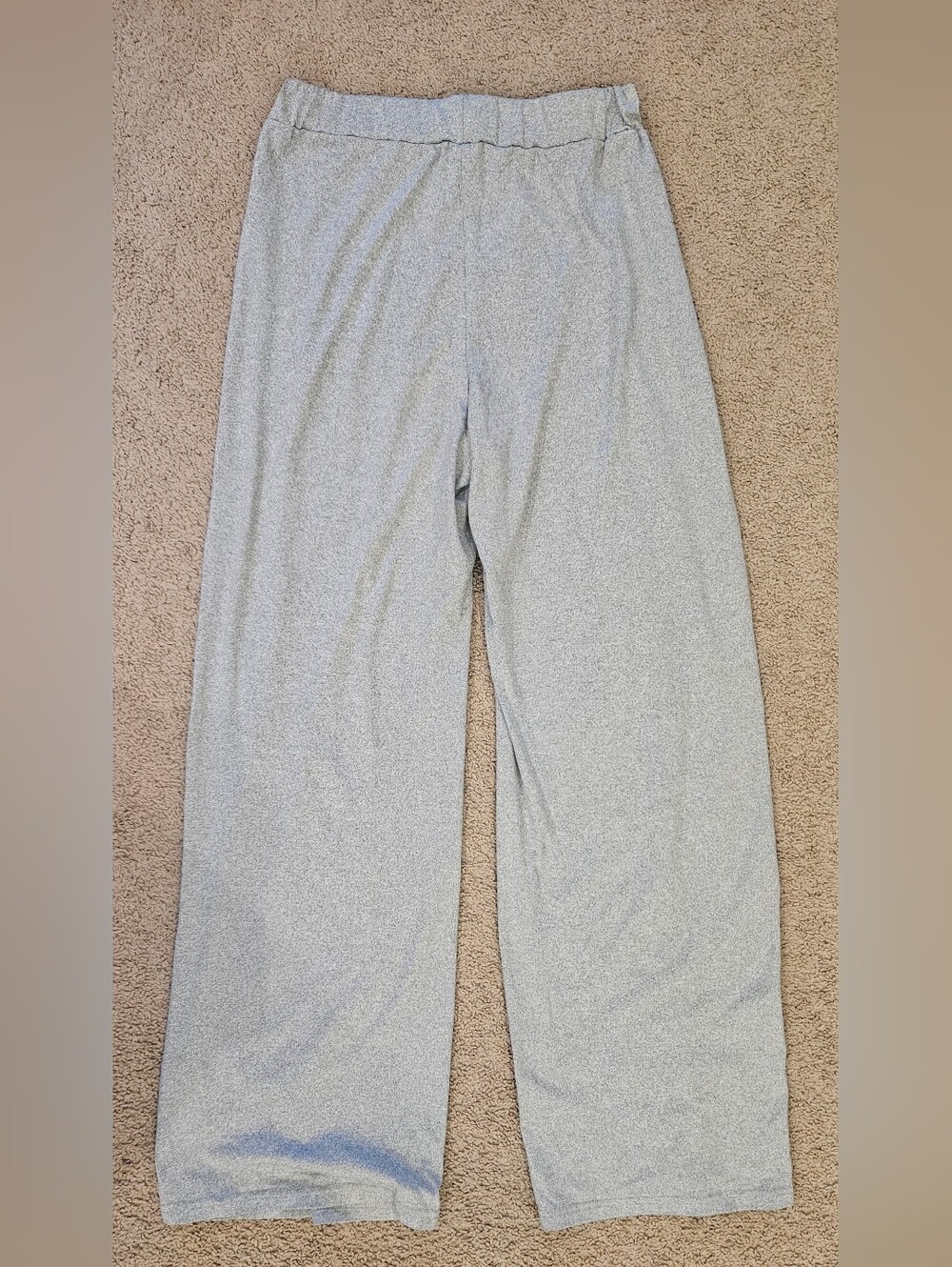 Girls Wide-Leg Lounge Pants - Light Gray